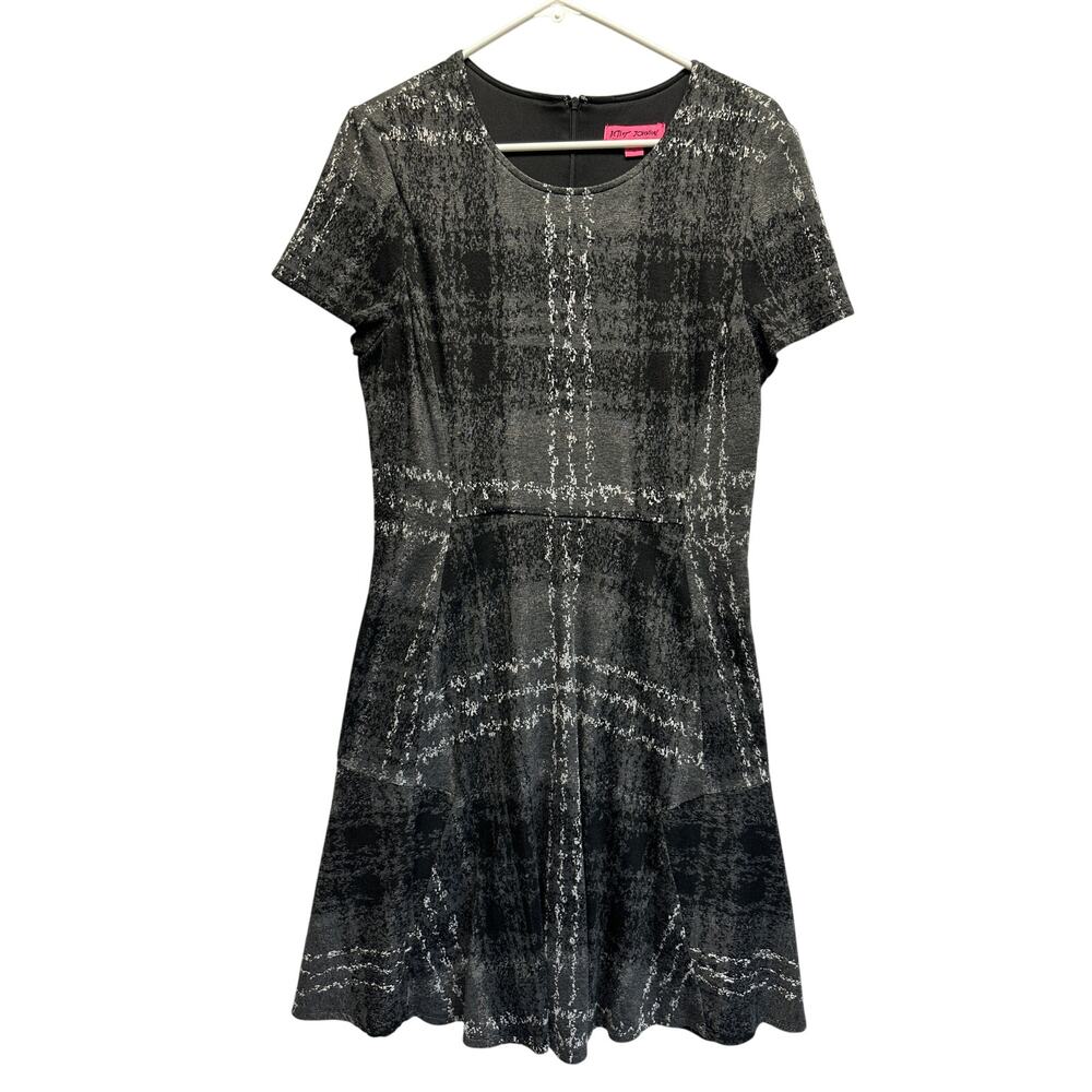 Betsey Johnson‎ Knit Fit & Flare Dress Size 10 Day Evening Fall Winter
